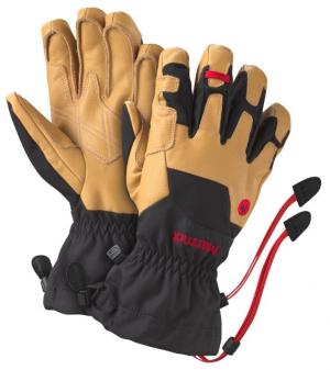 Marmot Exum Guide Glove - Men's, Black/Tan, Large, 82870-1157-L