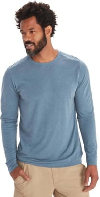 ExOfficio BA Solaro Long Sleeve - Men's, Steel Blue, L, E12505-18904-Steel Blue-L