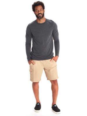 ExOfficio BA Solaro LS - Men's, Carbon, Large, E12505-9703-L