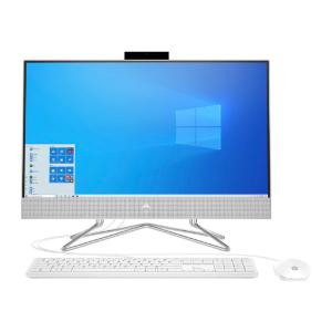 HP 23.8-Inch FHD Touch AMD Ryzen 3 4300U 8GB 1TB HDD 256GB SSD AIO PC and Extended Mouse Pad Bundle in White
