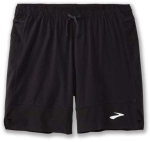 Brooks High Point 7in 2-in-1 Short - Men's, Black, L, 211454001.035