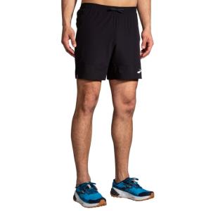 Brooks High Point 7in 2-in-1 Short - Men's, Black, XL, 211454001.040