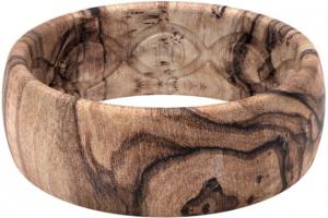 Groove Life Nomad Burled Walnut Silicone Ring, Brown, 10, 35844