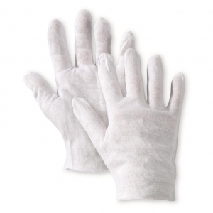 U.S. Municipal Surplus White Cotton Gloves 24 pairs New 42838-97