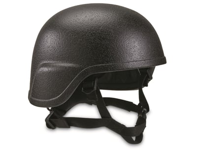 German Military Surplus Predictive Ballistics Level IIIA Advanced Combat Helmet (ACH) Black / ODG 196640171122
