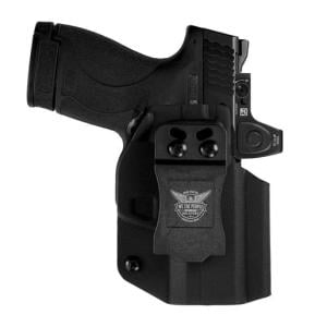 We the People Holsters Smith & Wesson M&P Shield Plus 9MM/.40/30 Super Carry Red Dot Optic Cut Inside Waistband Holster - Carbon Fiber - Carbon Fiber 