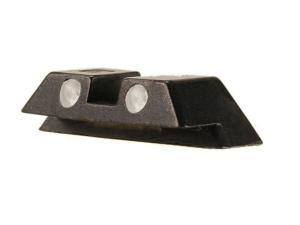 Glock Factory Rear Sight 6.1mm .240 Height Steel Black Tritium - 933092" NR17G25