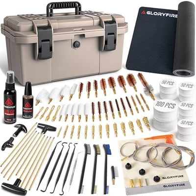 GLORYFIRE Adjustable Stand Deluxe Universal Gun Cleaning Kit 