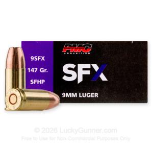 PMC SFX 9mm Subsonic 147 Gr StarFire Hollow Point (Case)