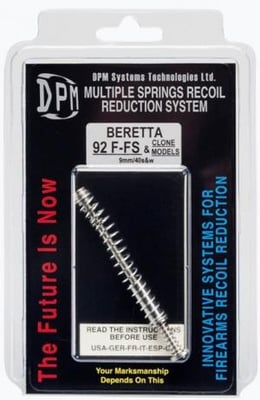 DPM Recoil Rod Reducer System for Beretta A1 F/FS/G 92/96/98 and Clone Models 9mm 40SW, MS-BE/1 213007220318