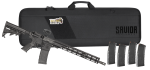 Smith & Wesson M&P 15 Sport III 5.56 NATO 16" Rifle Kit w/ 5x 30rd Magazines, Crimson Trace CTS-25 Red Dot, Savior 42" Rifle Bag & BattleHawk PVC Patch 