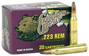 Bear Ammunition Golden Bear 7.62x39 125gr. Soft-point 500 Round Case 24607094860970