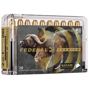 Federal P416RT2 Cape-Shok 416 Rem Mag TBSS 400 GR 20rd Rounds - FACTORY SECONDS