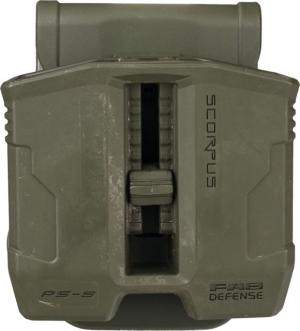 FAB Defense PS-9 Double Magazine Pouch for Steel 9mm and .40 cal Magazines, OD Green, sc-ps9g 290111580208