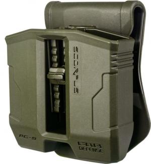 FAB Defense PS-9S Double Magazine Pouch w/Swivel for Steel 9mm and .40 cal Magazines, OD Green, sc-ps9sg 290111580222