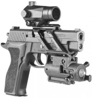 FAB Defense Universal Picatinny Rail Handgun Mount, Black, USM 290111586484