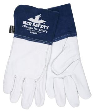 MCR Safety Gloves For Glory Leather Welding Work Gloves, Kevlar