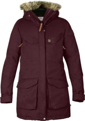 Fjallraven Nuuk Parka - Women's, Dark Garnet, Large, 325494
