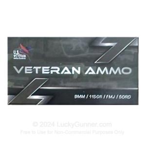 9mm - 115 Grain FMJ - Veteran Ammo - 1000 Rounds HMBX-9-13