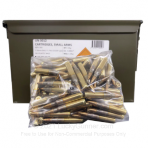 5.56x45 - 62 Grain FMJ F1 - Australian Defense Industries - 900 Loose Rounds in Ammo Can ADI556-Loose