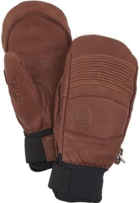 Hestra Leather Fall Line Mitt - Men's, Brown, 6, 31471-750-06