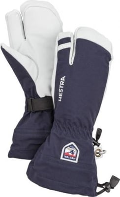 Hestra Army Leather Heli Ski 5 Finger Glove - Unisex, Navy, 6, 30570-280-06