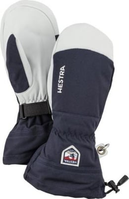 Hestra Army Leather Heli Ski Mitt, Navy, 9, 30571-280-9