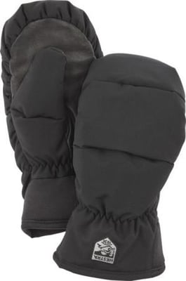 Hestra Swisswool Merino Jr Mittens - Unisex, Black, 3, 32971-100-03 332540971346