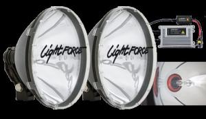 Lightforce RMDL Driving Light Blitz 240Mm, Hid Twin Pack 12V 35W Remote Gear 5000K HID240T50W