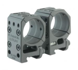 Spuhr 34mm H34mm Separated Rings Riflescope Mount for Picatinny Rail, Black, SR-4006 340150700744