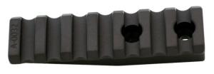 Spuhr Picatinny Rail - Height 14 mm/.55in/Length 75mm/2.95in, Black, 2 Hole, A-0032 340150710217