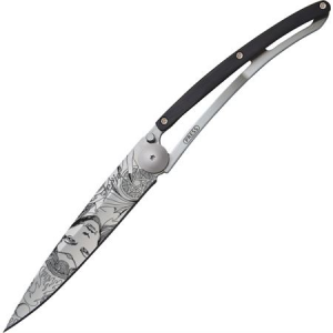 Deejo 1CB026 Fantasy Succubus 37g Framelock Folding Pocket Knife