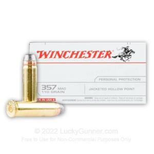 357 Mag - 110 Grain JHP - Winchester - 500 Rounds Q4204