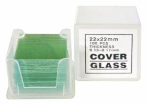 Bresser Cover plates 100 pcs, 22x22mm, 59-15100