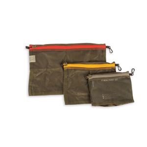 Tasmanian Tiger Mesh Pocket Set, 3 Pockets, Mesh, Olive, TT-7632-331 4013236038224