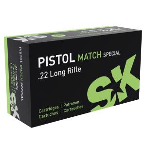 SK Ammunition .22 LR Pistol Match Spezial 40gr Ammunition Box of 50rds 420444 4023045421449