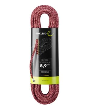 Edelrid Swift Protect Pro Dry 8.9mm Rope, Night/Fire, 70m, 712890707290