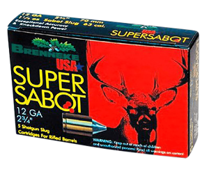 Brenneke SL122SDLL SuperSabot Hunting 12 Gauge 2.75 in 1/3 oz Sabot Slug Shot 5 Per Box/ 50 Cs 4030128121536