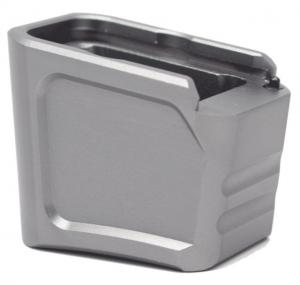 Tyrant Designs Glock Magazine Extension, G19/23, 9mm/.40, 4/5-Rounds, Grey, TD-G19MAGEX-G TDG19MAGEXG