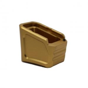 Tyrant Designs 5 Round Glock 17/19x/22/34/45 Magazine Extension, Gold, TD-G17MAGEX-Gold 426848613708