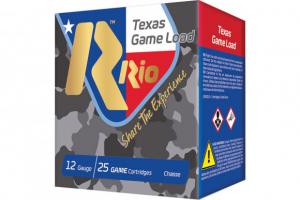 RIO Ammunition Ammunition Ammunition TGHV366TX 12 2.75 11/4OZ Txgame HV - 250sh Case