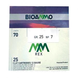 12 Gauge - 2-3/4" 7/8oz. #7 Shot - BioAmmo Rex Steel - 250 Rounds 436590220498