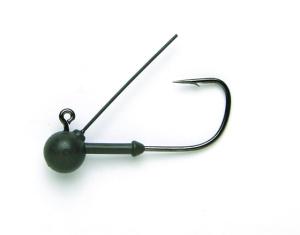 Keitech Tungsten Mono Guard Jig Head, 1/8oz, Custom Number 2 Hook Gray, 3 Per Bag, MH218