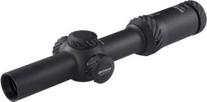 Optisan Precision Sports Optics CX6 1-6x24mm 30mm SFP Rifle Scope, MS3 Reticle, MRAD, Black, 37466