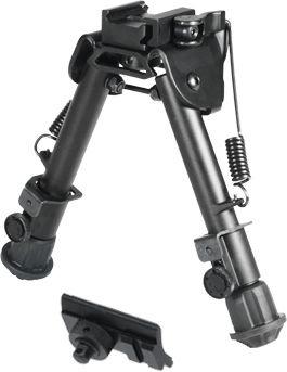 Leapers UTG Tactical OP Bipod, Quick Detach, 5.9in-7.3in Center Height, Black, TL-BP78Q TLBP78Q