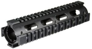 UTG Pro AR308 Drop-in Mid Length Quad Rail for SW MP10, Black, MTU018
