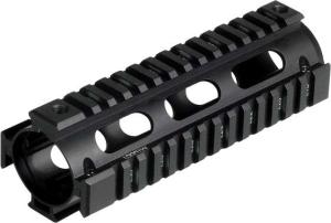 UTG Pro AR15 Carbine Length Drop-in Quad Rail, Black, MTU001 MTU001