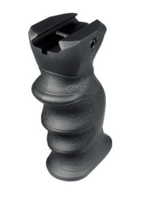 Leapers UTG Ambidextrous Combat Foregrip, Symmetric Contour, Black, RB-FGRP172B