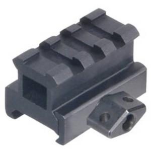 Leapers, Inc. UTG 3-Slot Compact Riser Mount, .83", Medium Compact Height, Picatinny, Black 471227452650