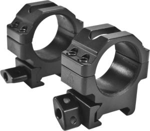 Leapers UTG MAX STRENGTH 30mm Low Profile Picatinny Rings, 22mm Width, Black, RG2W3104 RG2W3104